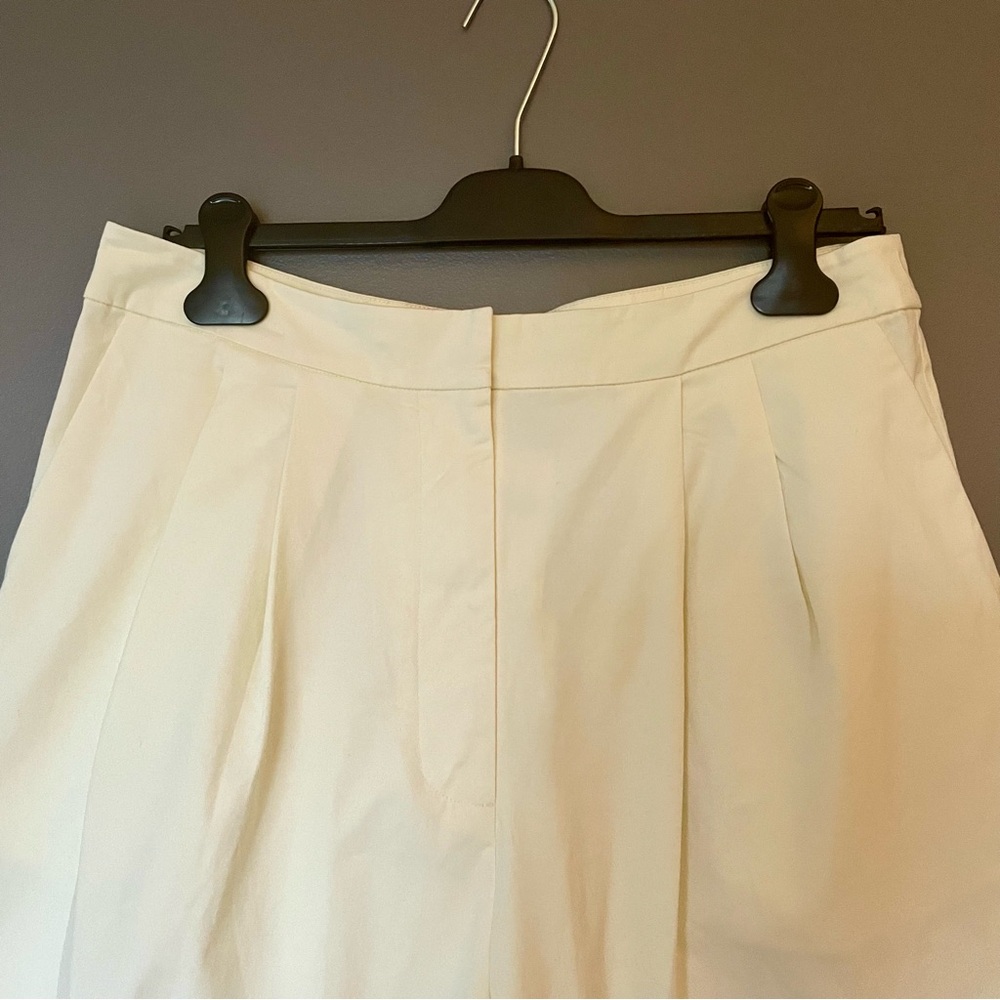 Anthropologie Du Paradis Cargo Cotton Chino Trousers Size 16 NWT Neutral Basic - Picture 12 of 15